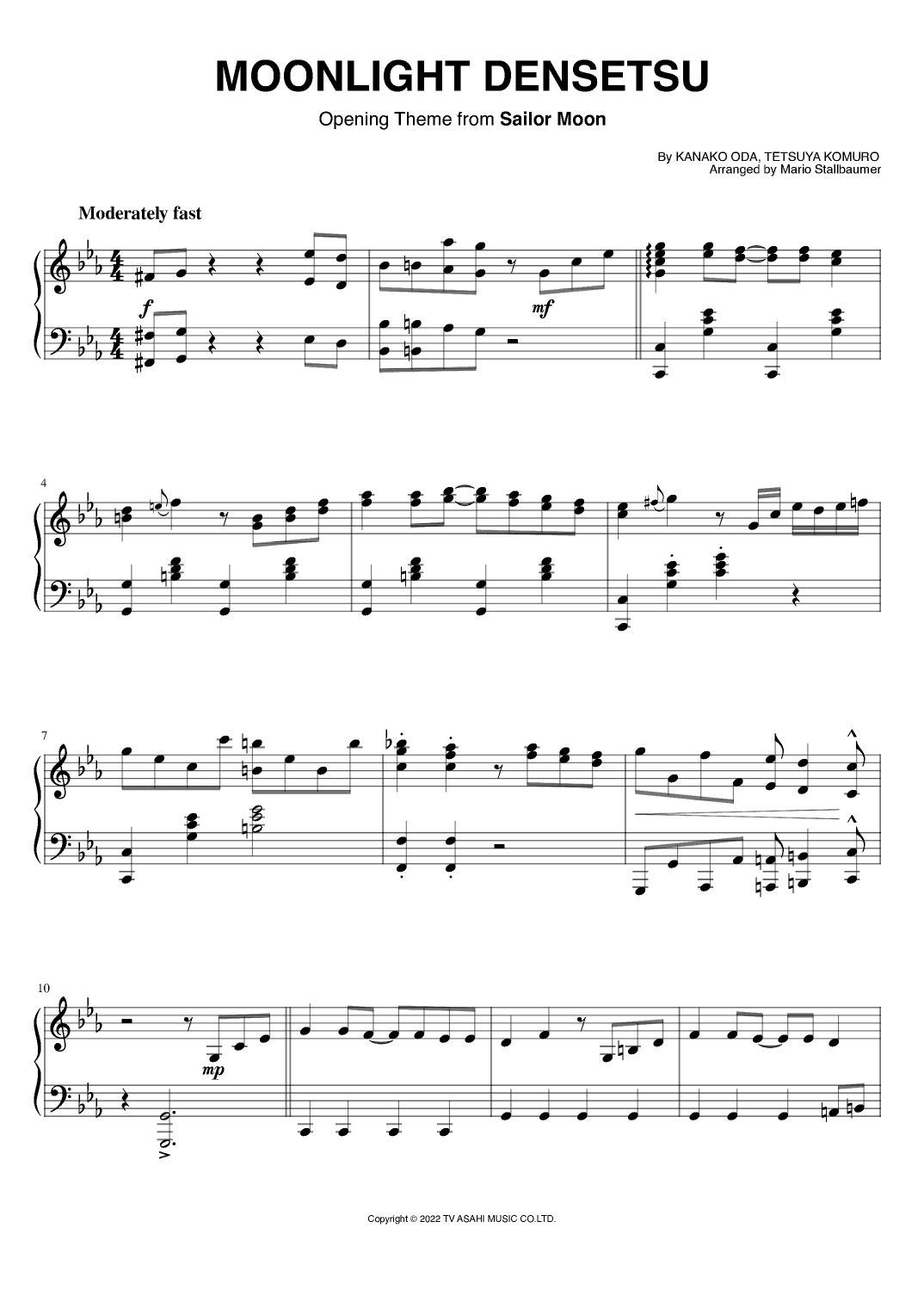 Moonlight Densetsu (arr. Mario Stallbaumer)