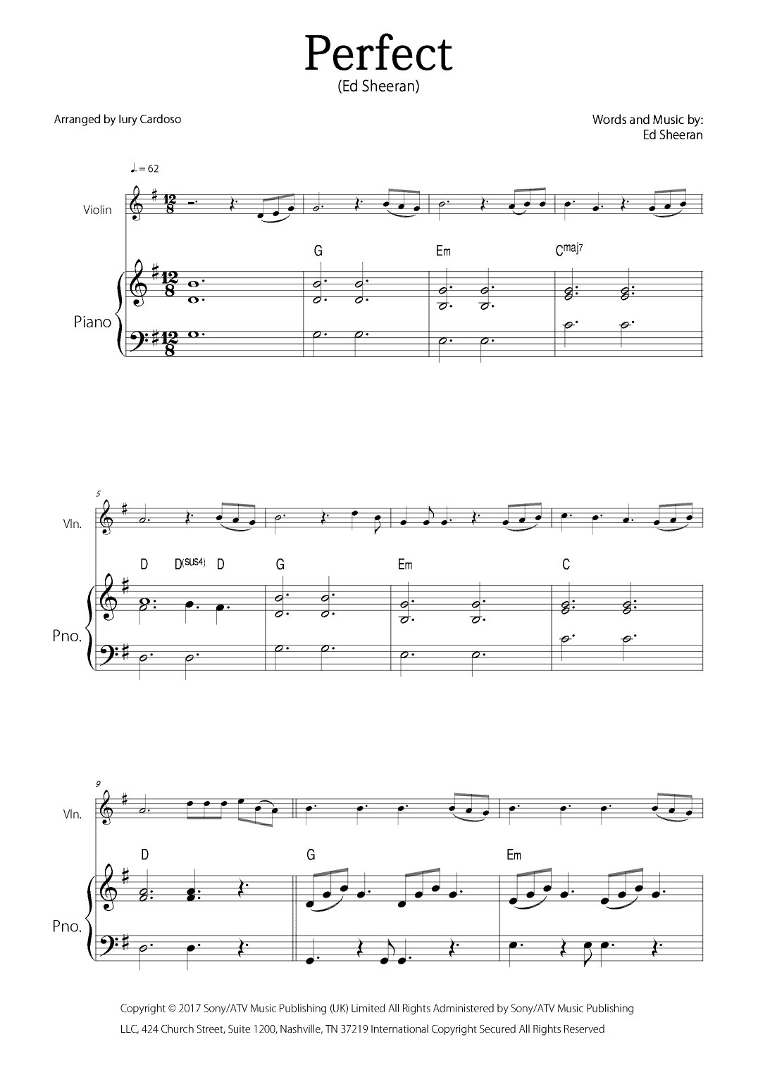 Perfect (arr. Iury Cardoso)