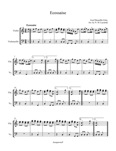 Ecossaise (arr. Nick Lacanski)
