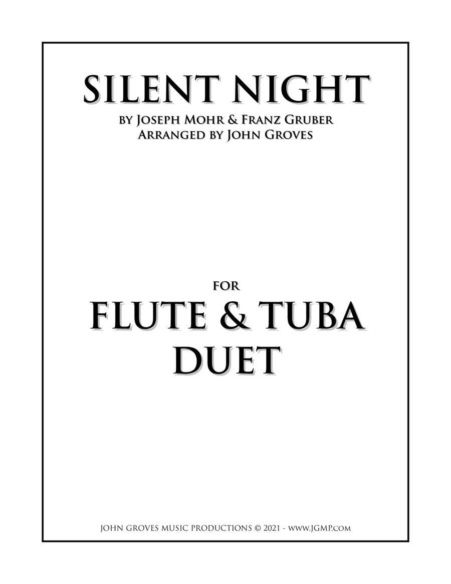 Silent Night - Flute & Tuba Duet (arr. John Groves)