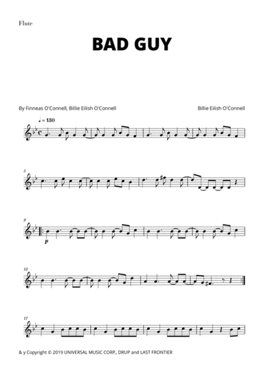 Bad Guy (arr. Cadenza Editions)