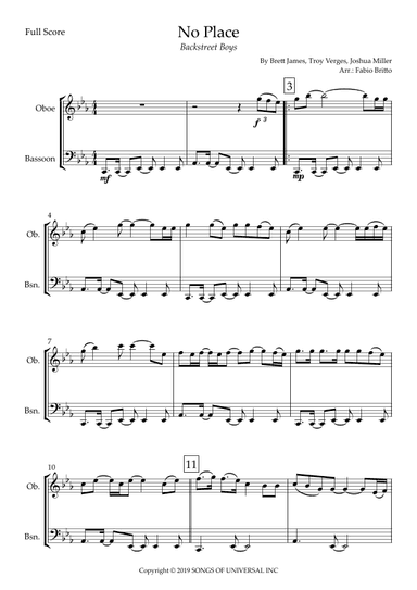 No Place (arr. Fabio Britto)