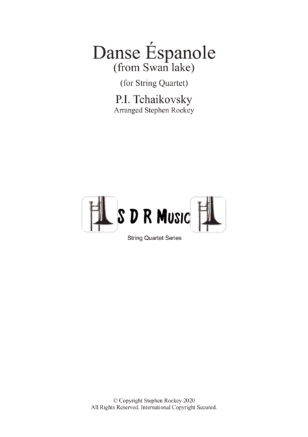 Spanish Dance from Swan Lake for String Quartet (arr. Stephen Rockey)