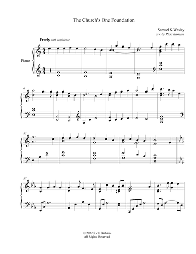 The Church's One Foundation II (arr. Rick Barham)