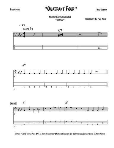 Quadrant Four (arr. P Welsh)