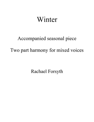 Winter - SS Accompanied Piece