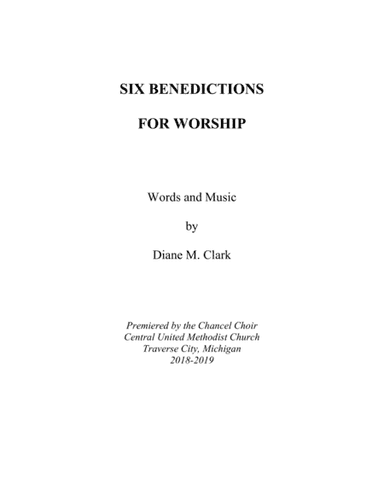 Six Benedictions for Worship
