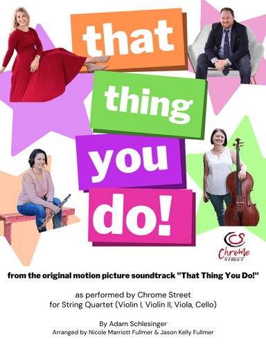 That Thing You Do! (arr. Nicole Marriott Fullmer & Jason Kelly Fullmer)