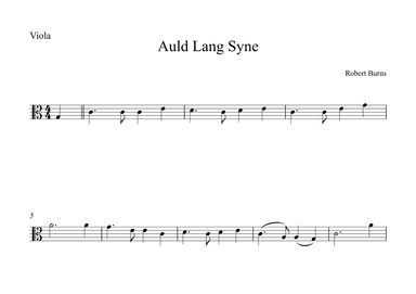 Auld Lang Syne (arr. Alex Nunes Rodrigues)