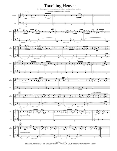 Touching Heaven (arr. Dee Braxton-Pellegrino)