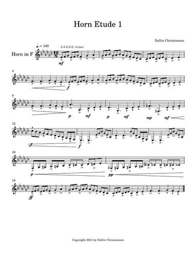 Horn Etudes