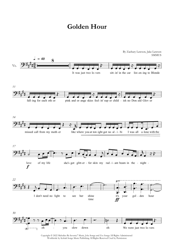 Golden Hour (arr. SMMUS)
