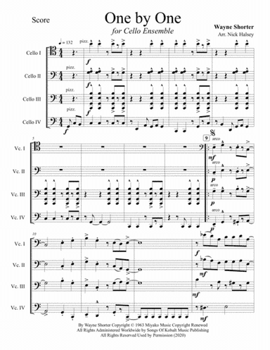 One By One (arr. Nick Halsey)