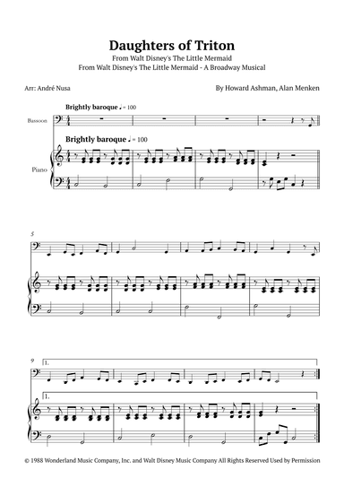Daughters Of Triton (arr. André Nusa)
