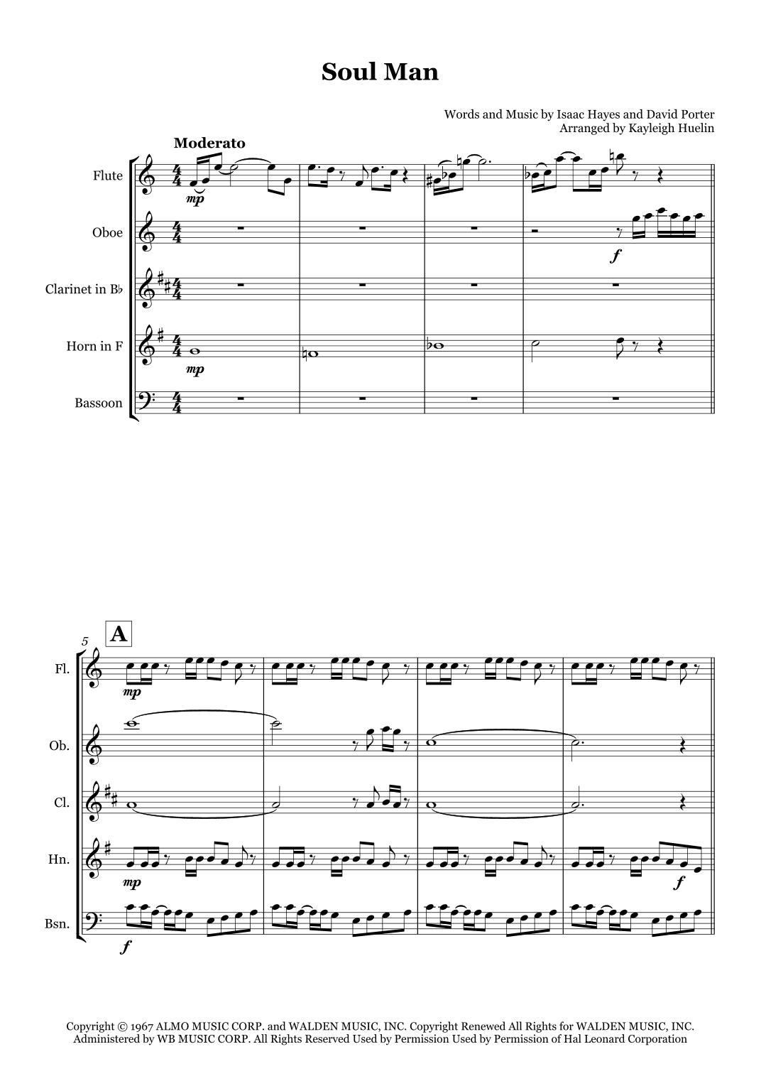 Soul Man (arr. Kayleigh Huelin)