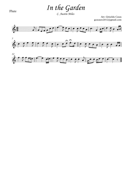 In the Garden (arr. Griselda Casas)