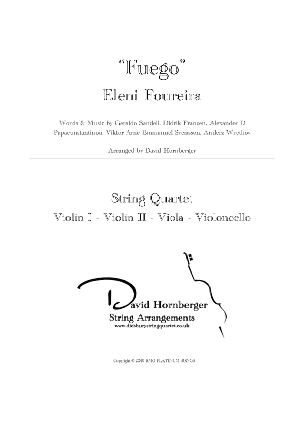 Fuego (arr. David Hornberger)