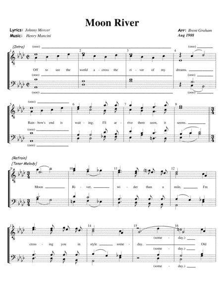 Moon River (arr. Brent Graham)