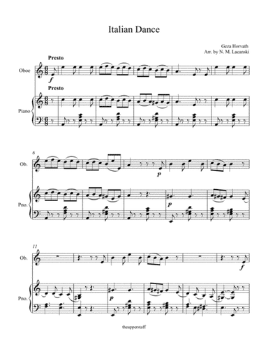Italian Dance (arr. Nick Lacanski)