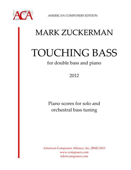 [Zuckerman] Touching Bass