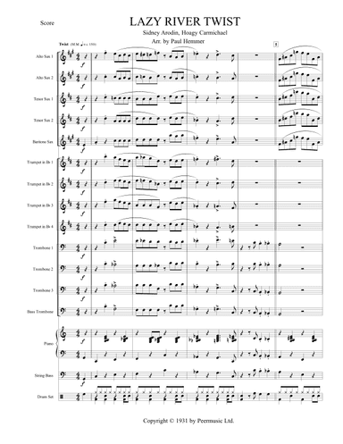 Lazy River (arr. Paul Hemmer)