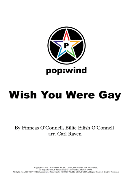 Wish You Were Gay (arr. Carl Raven)