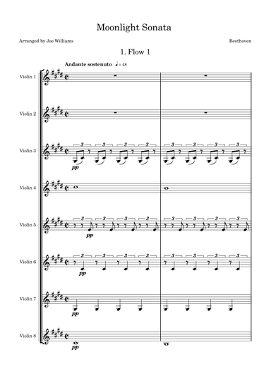 Moonlight Sonata (arr. Joe Williams)