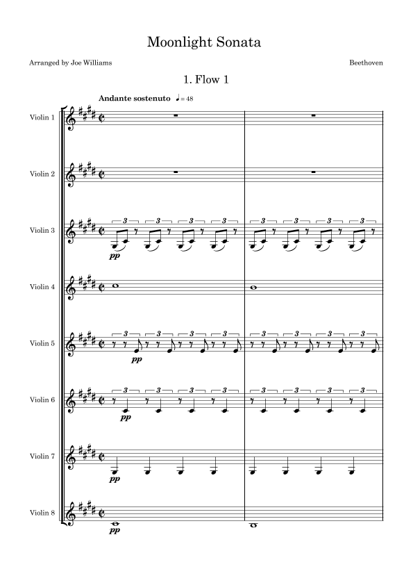 Moonlight Sonata (arr. Joe Williams)