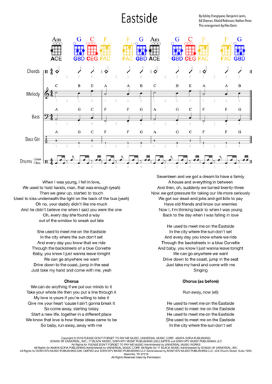 Eastside (arr. Alex Davis)
