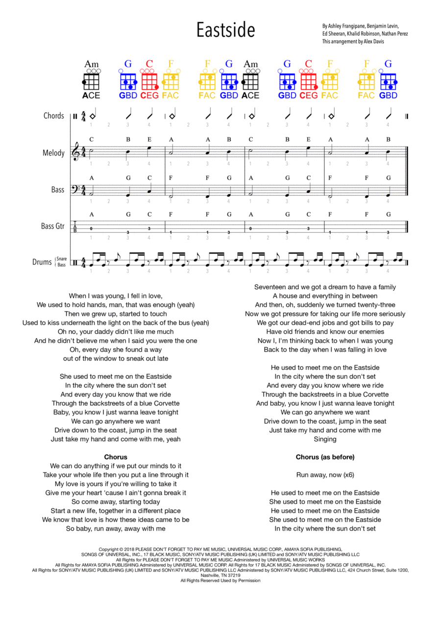 Eastside (arr. Alex Davis)
