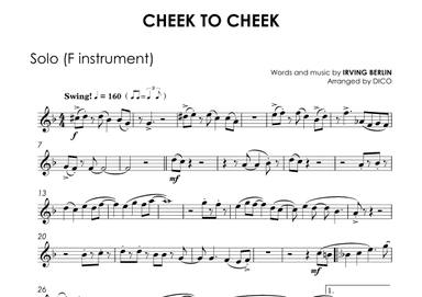 Cheek To Cheek (arr. Dico)
