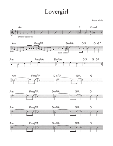 Lovergirl (arr. David M Fagnant)