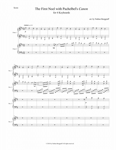 The First Noel, with Pachelbel's Canon (arr. Nathan Burggraff)