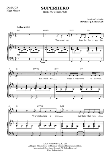 Superhero (D Major)