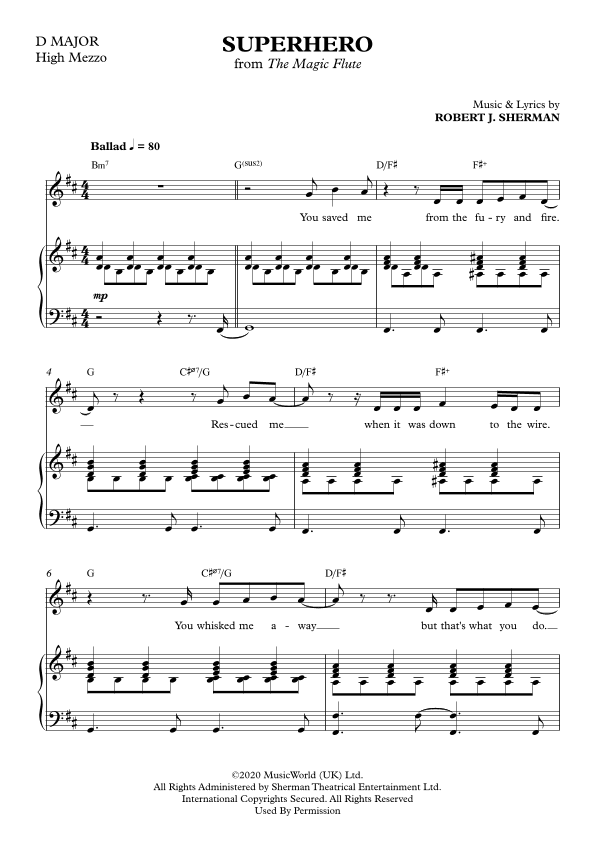 Superhero (D Major)