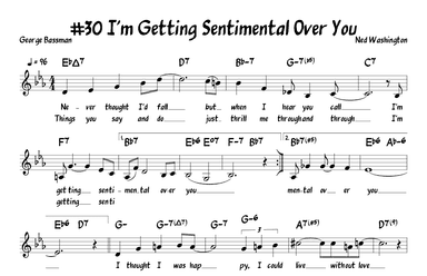 I'm Getting Sentimental Over You (arr. John Fries)