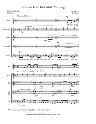The Same Love That Made Me Laugh (arr. Bob Eggers)