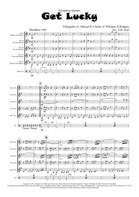Get Lucky (arr. Thomas H. Graf)