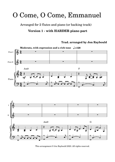 O Come, O Come, Emmanuel (arr. Jon Raybould)