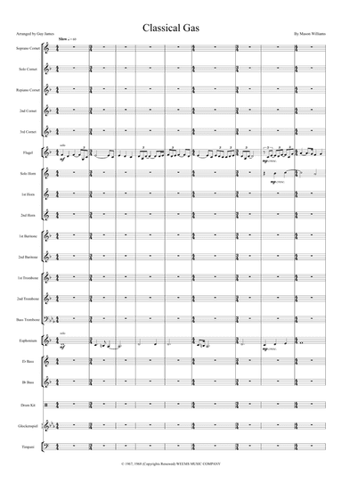 Classical Gas (arr. Guy James)