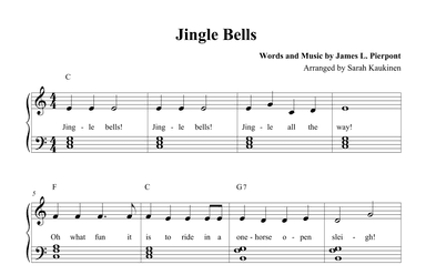 Jingle Bells (arr. Sarah Kaukinen)