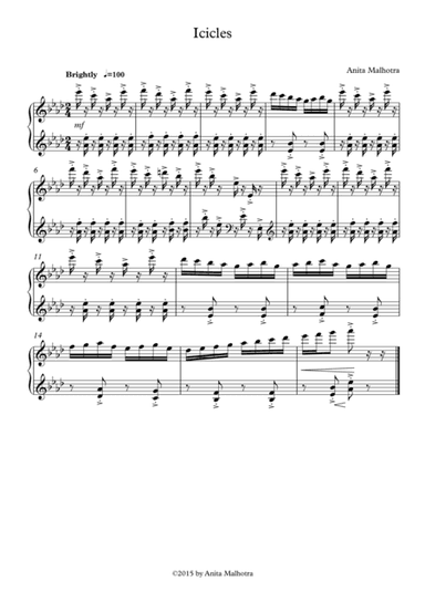 Icicles (for Piano)