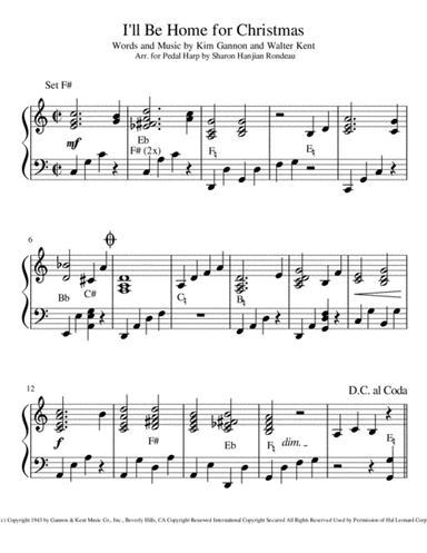 I'll Be Home For Christmas (arr. Sharon Hanjian Rondeau)