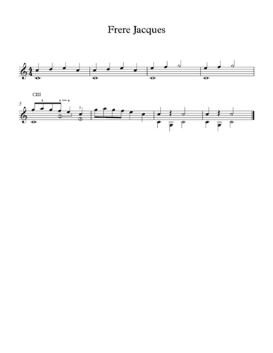 Frére Jacques - French Traditional (arr. Milan Mitic)