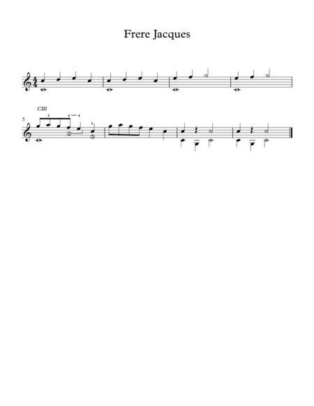 Frére Jacques - French Traditional (arr. Milan Mitic)