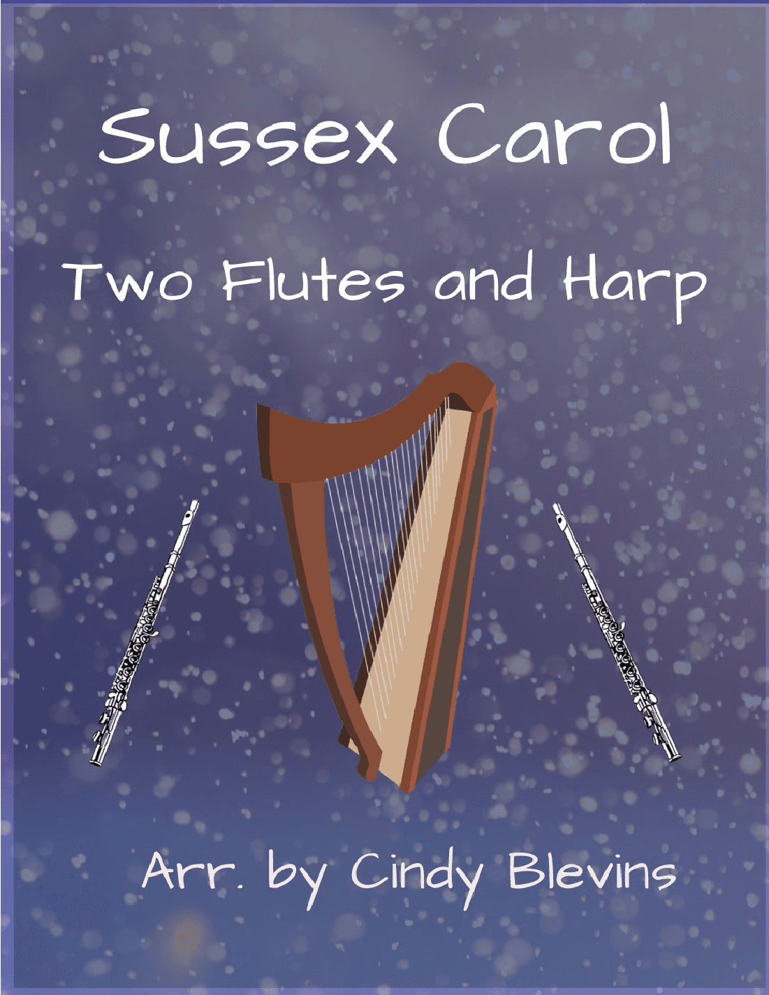 Sussex Carol, Two Flutes and Harp (arr. Cindy Blevins)