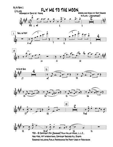 Fly Me To The Moon (in Other Words) (arr. David W. Young)