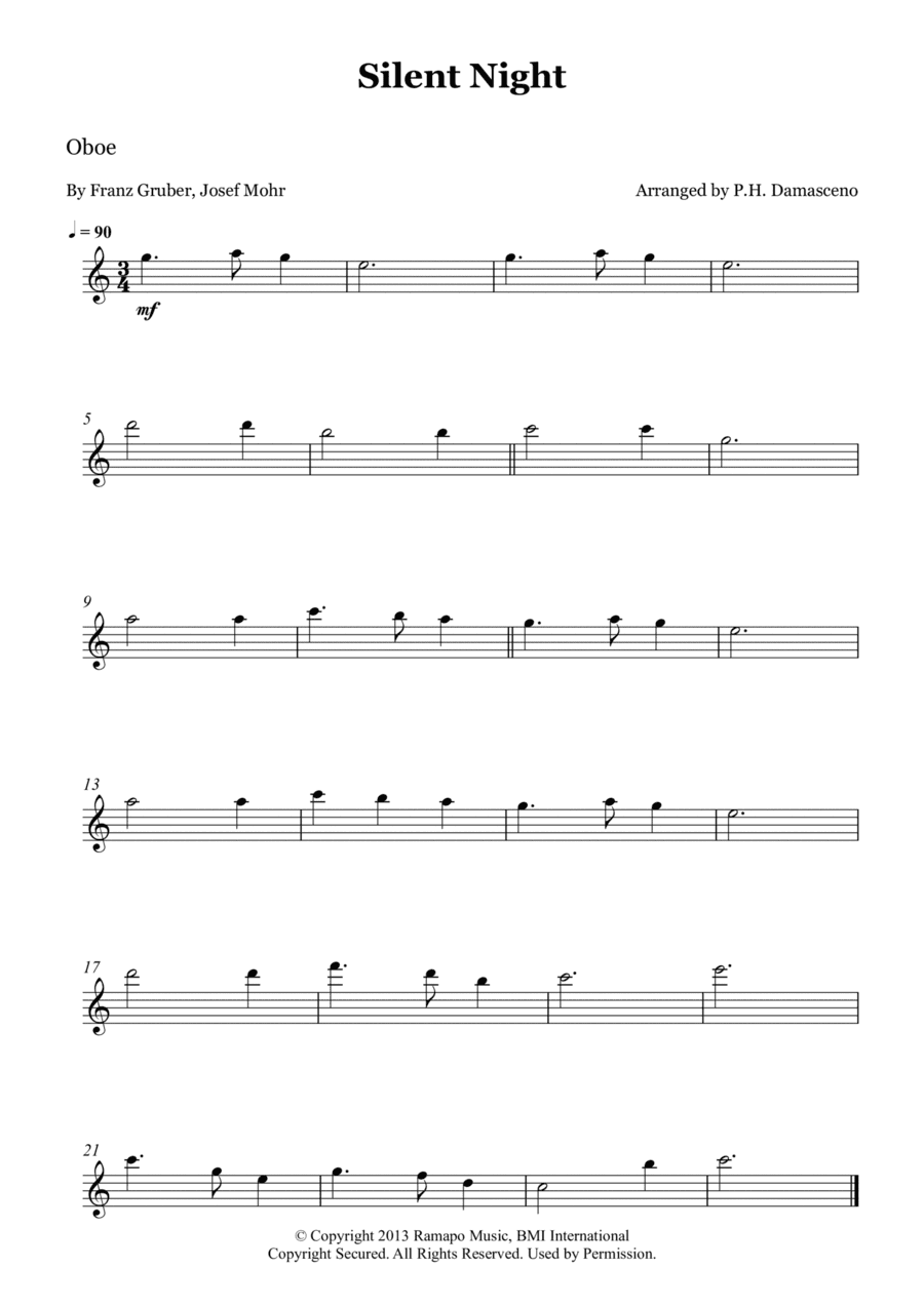 Silent Night (arr. P.H. Damasceno)