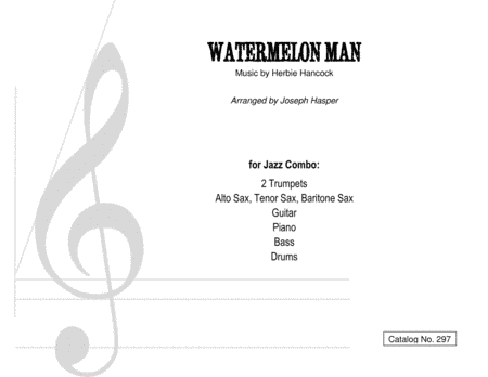 Watermelon Man (arr. Joe Hasper)