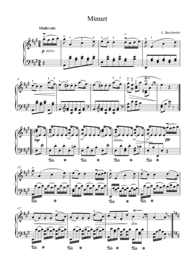 Boccherini - Minuet (arr. MPS)